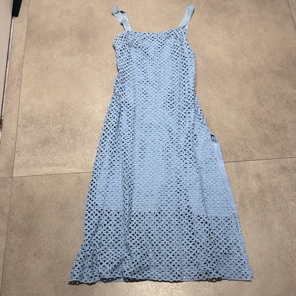 Miguelina Blue Lace Dress - Picture 2 of 5
